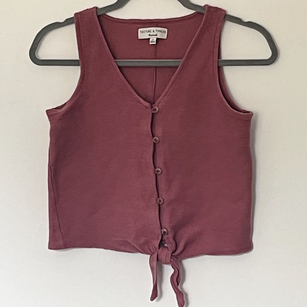 Madewell ribbed tank top